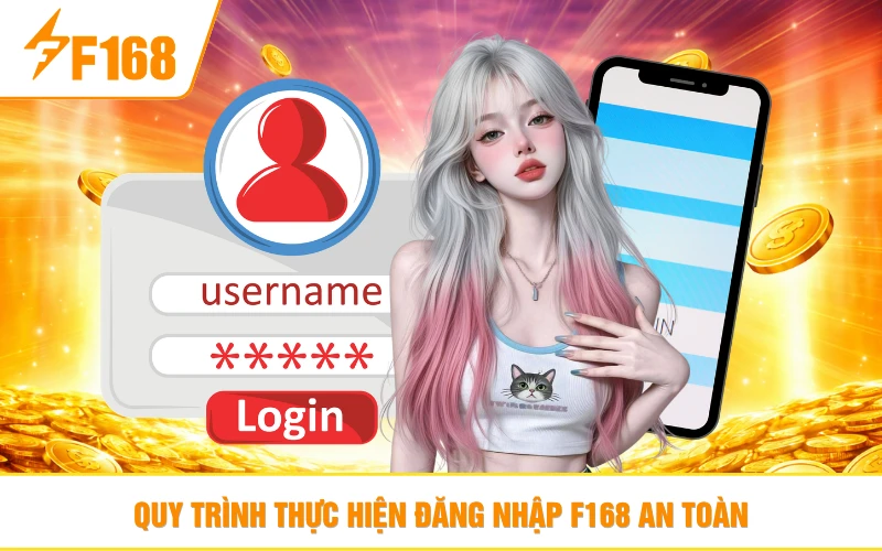 Quy trình thực hiện đăng nhập F168 an toàn